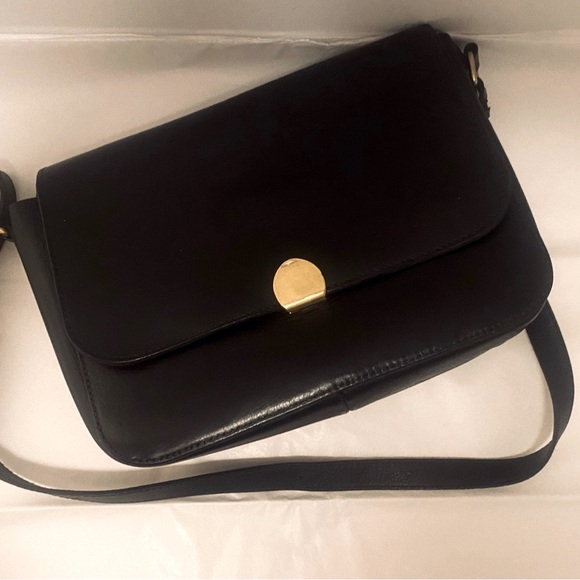 🌸 Madewell abroad shoulder bag black leather - Picture 3 of 13
